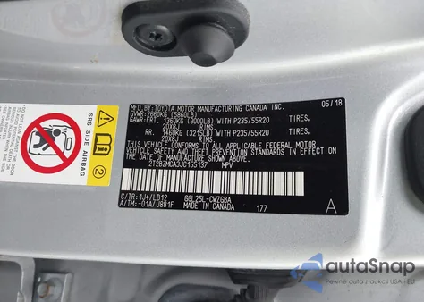 2018 Lexus Rx 350 z USA, uszkodzony, nr VIN 2T2BZMCA3JC155137